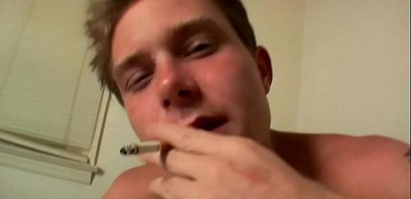  Hot Billy Da Kidd touching himself while smoking a cigar.
